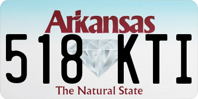 AR license plate 518KTI