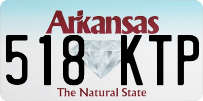 AR license plate 518KTP
