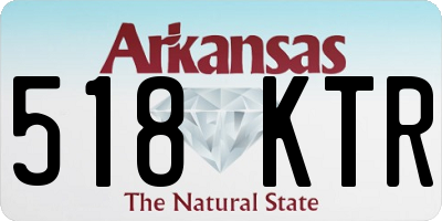 AR license plate 518KTR
