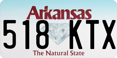 AR license plate 518KTX