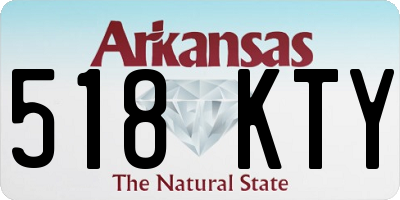 AR license plate 518KTY