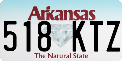 AR license plate 518KTZ
