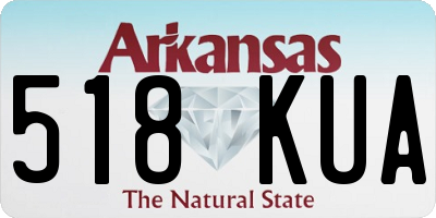 AR license plate 518KUA