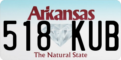 AR license plate 518KUB