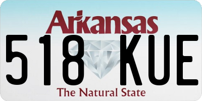 AR license plate 518KUE
