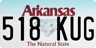 AR license plate 518KUG