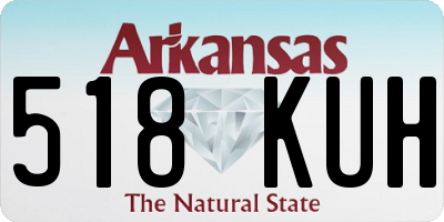 AR license plate 518KUH