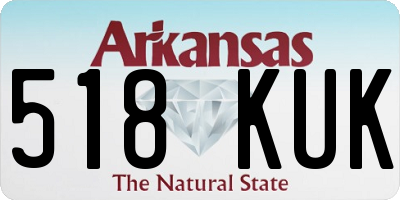 AR license plate 518KUK
