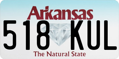AR license plate 518KUL