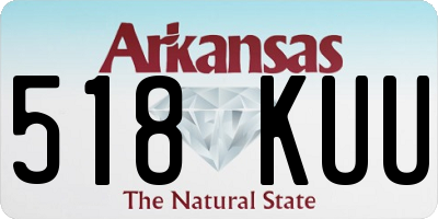 AR license plate 518KUU