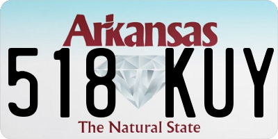 AR license plate 518KUY