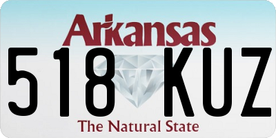 AR license plate 518KUZ