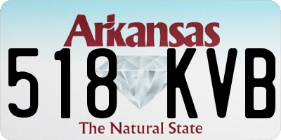 AR license plate 518KVB
