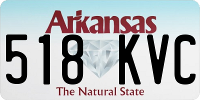 AR license plate 518KVC