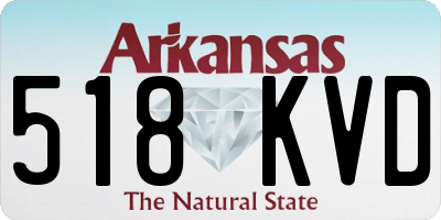AR license plate 518KVD