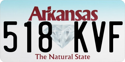 AR license plate 518KVF