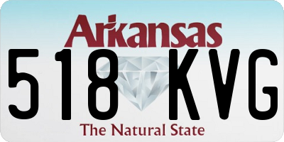 AR license plate 518KVG