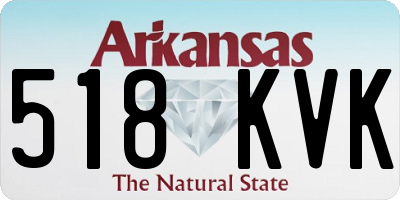 AR license plate 518KVK