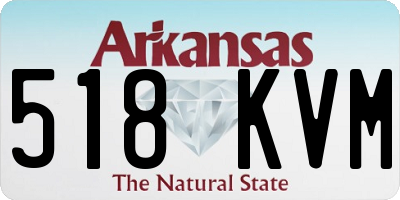 AR license plate 518KVM