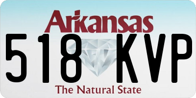 AR license plate 518KVP
