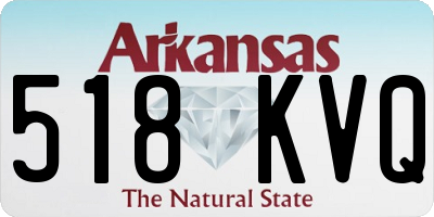 AR license plate 518KVQ