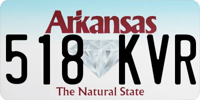 AR license plate 518KVR