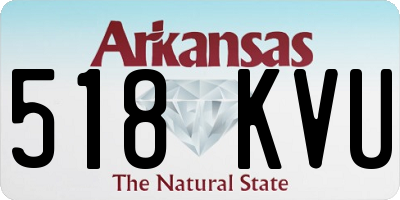 AR license plate 518KVU