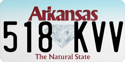 AR license plate 518KVV