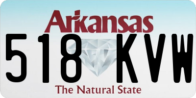 AR license plate 518KVW