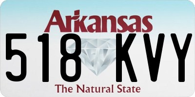 AR license plate 518KVY