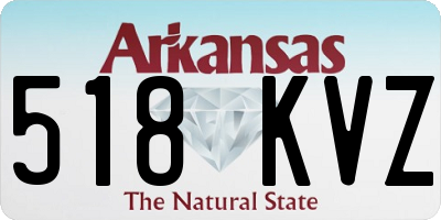 AR license plate 518KVZ