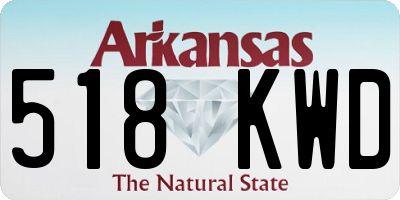 AR license plate 518KWD