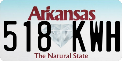 AR license plate 518KWH