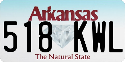 AR license plate 518KWL