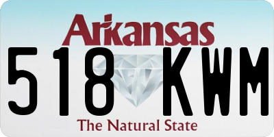 AR license plate 518KWM
