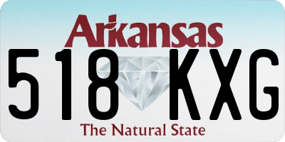 AR license plate 518KXG