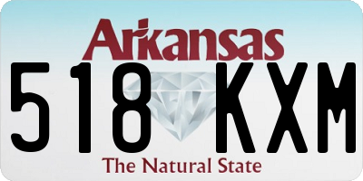 AR license plate 518KXM