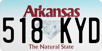 AR license plate 518KYD