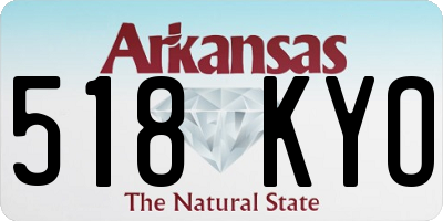 AR license plate 518KYO