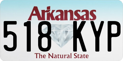 AR license plate 518KYP