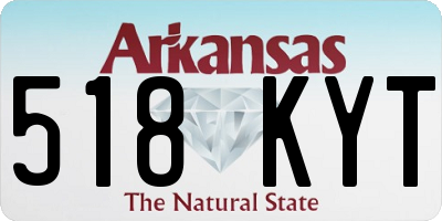 AR license plate 518KYT
