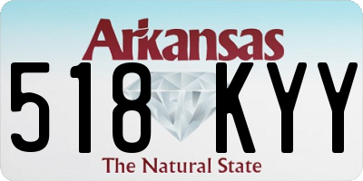 AR license plate 518KYY