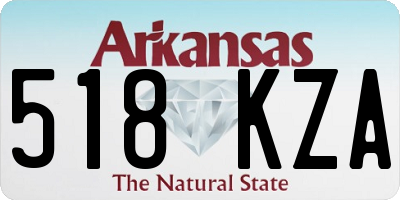 AR license plate 518KZA