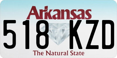AR license plate 518KZD