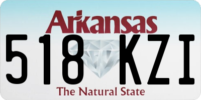 AR license plate 518KZI