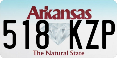 AR license plate 518KZP