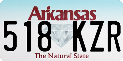 AR license plate 518KZR