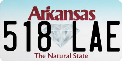 AR license plate 518LAE