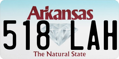 AR license plate 518LAH
