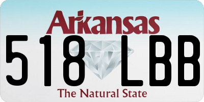 AR license plate 518LBB